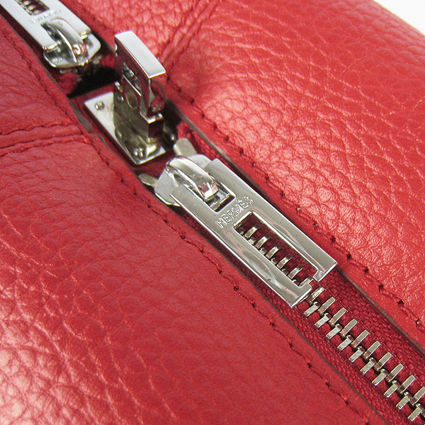 Best Replica Hermes Victoria Cowskin Leather Bags 2010 Red H2802 - Click Image to Close